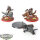 Space Wolves - 3 Thundewolf Cavallry - teilweise bemalt