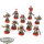 Space Wolves - 10 Grey Hunters - bemalt