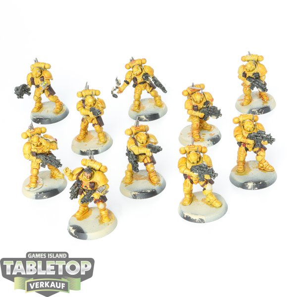 Space Marines - 10x Primaris Infiltrators - bemalt