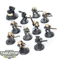 Tau Empire - 10x Fire Warriors - teilweise bemalt