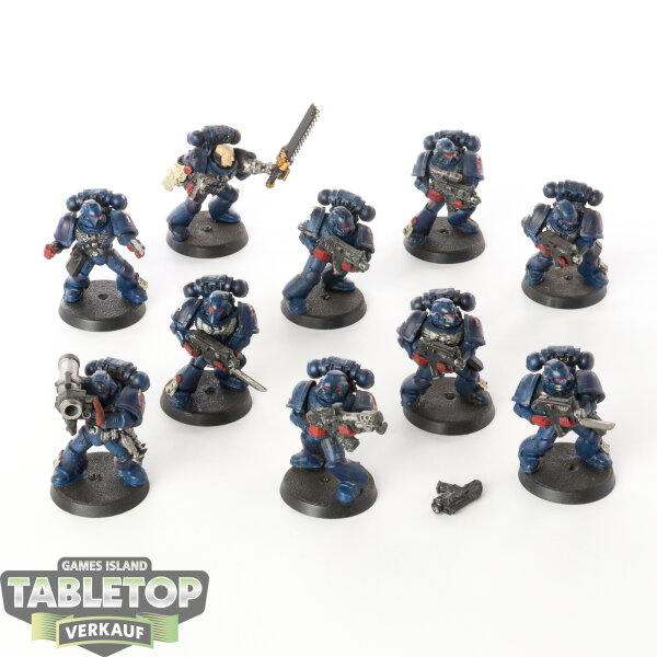 Space Marines - 10 x Tactical Squad klassisch - bemalt