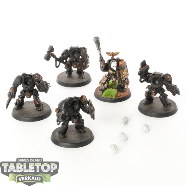 Space Marines - 5 x Terminator Assault Squad - teilweise gebaut