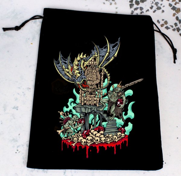 Baron of Dice - Premium Black Dice Bags - Ghoul King