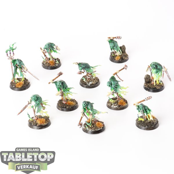 Nighthaunt - 10 x Chainrasp Hordes - bemalt