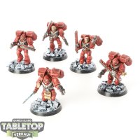 Space Marines - 5x Assault Marines (Classic) - bemalt