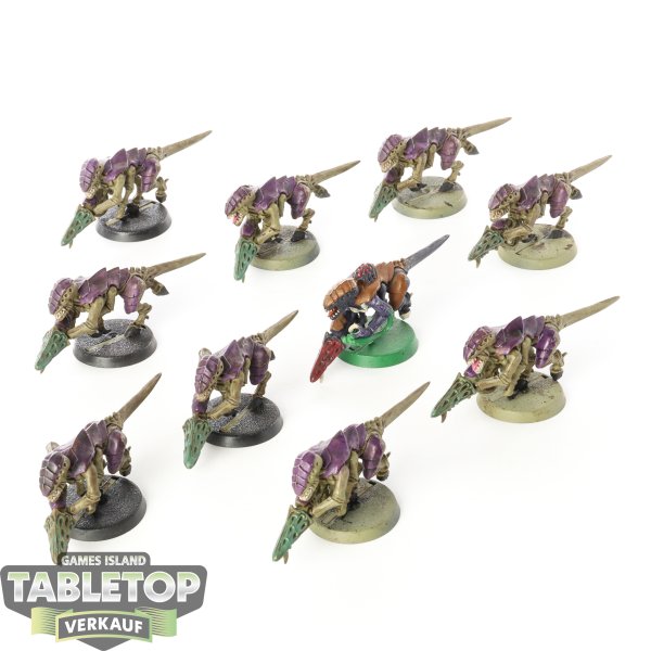 Tyraniden - 10x Termagants (Classic) - bemalt