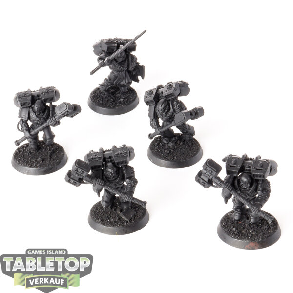 Space Marines - 5x Vanguard Veteran - unbemalt