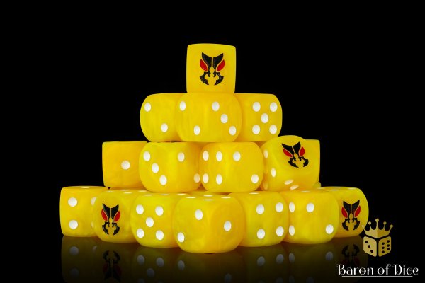 Baron of Dice - Mantis 16mm Round Corner Dice (25)