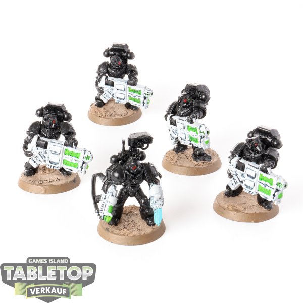 Space Marines - 5x Devastators - teilweise bemalt