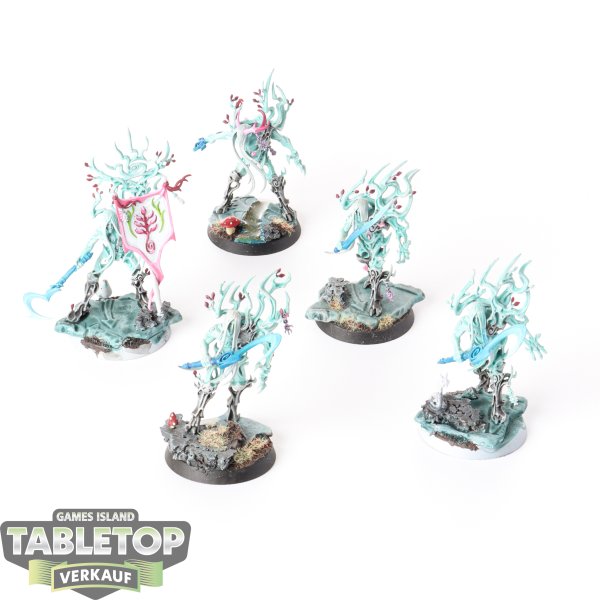 Sylvaneth - 5x Tree-Revenants - gut bemalt