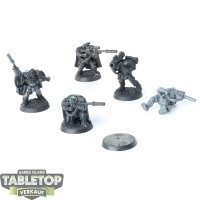 Space Marines - 5x Scouts with Sniper Rifel (Classic) -...