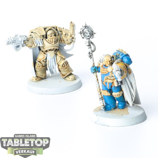 Horus Heresy - Legion Cataphractii Praetor & Chaplain Consul - teilweise bemalt