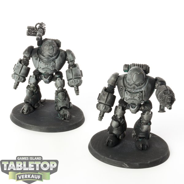 Adeptus Mechanicus - 2x Kastelan Robots - grundiert