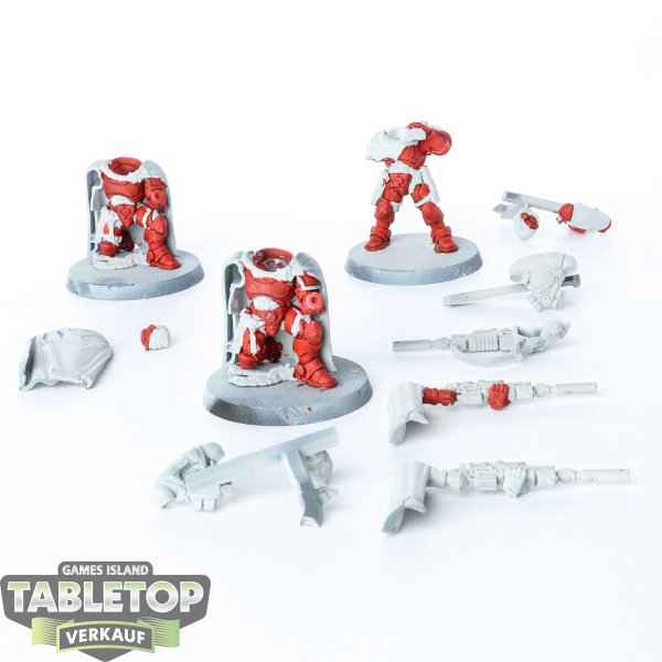 Space Marines - 3x Eliminators - teilweise bemalt