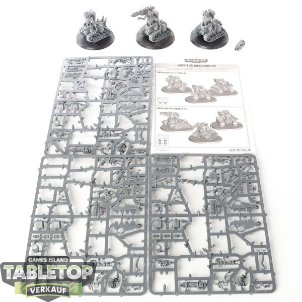 Adeptus Mechanicus - 3x Kataphron Destroyers - teilweise gebaut