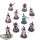 Drukhari - 10x Kabalite Warriors - teilweise bemalt