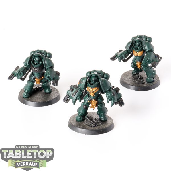Chaos Space Marines - 3x Primaris Aggressors - teilweise bemalt