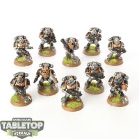 Space Marines - 10x Tactical Marines (Classic) - bemalt