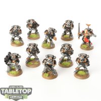 Space Marines - 10x Tactical Marines (Classic) - bemalt