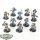 Space Wolves - 10x Grey Hunters - teilweise bemalt