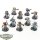 Space Wolves - 10x Grey Hunters - teilweise bemalt