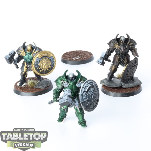 Stormcast Eternals - 3 Annihilators - teilweise bemalt