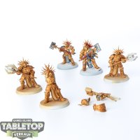 Stormcast Eternals - 5 Retributors - teilweise bemalt