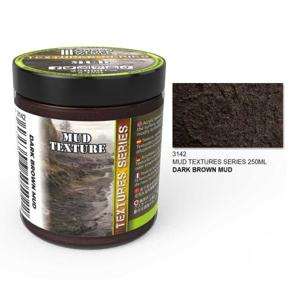 Green Stuff World - Mud Textures - DARK BROWN 250ml