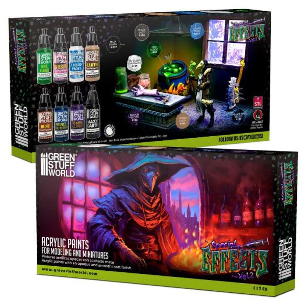 Green Stuff World - Paint Set - Special Effects Vol. 2