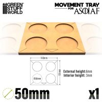 Green Stuff World - MDF Movement Trays ASOIAF - 50mm 4x1
