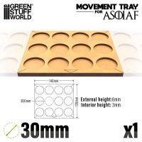 Green Stuff World - MDF Movement Trays ASOIAF - 50mm 12x1