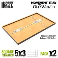 Green Stuff World - MDF Movement Trays Old World - 150x90mm