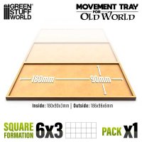 Green Stuff World - MDF Movement Trays Old World - 180x90mm