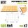 Green Stuff World - MDF Movement Trays - Slimfit Square 20 mm 6x4