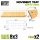 Green Stuff World - MDF Movement Trays - Slimfit Square 20 mm 8x3