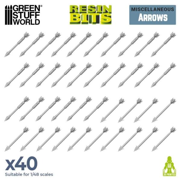 Green Stuff World - 3D printed set - Arrows
