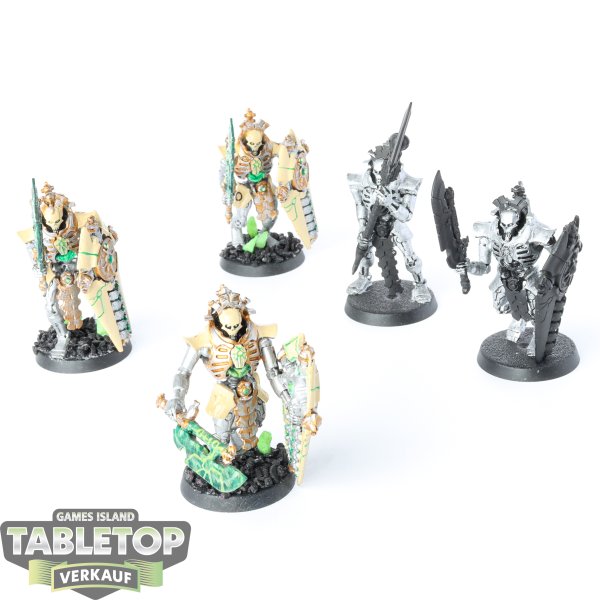 Necrons - 5 x Lychguard - teilweise bemalt