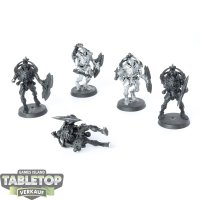 Necrons - 5 x Lychguard - teilweise bemalt