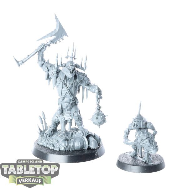 Orruk Warclans - Killaboss & Stab-grot - unbemalt