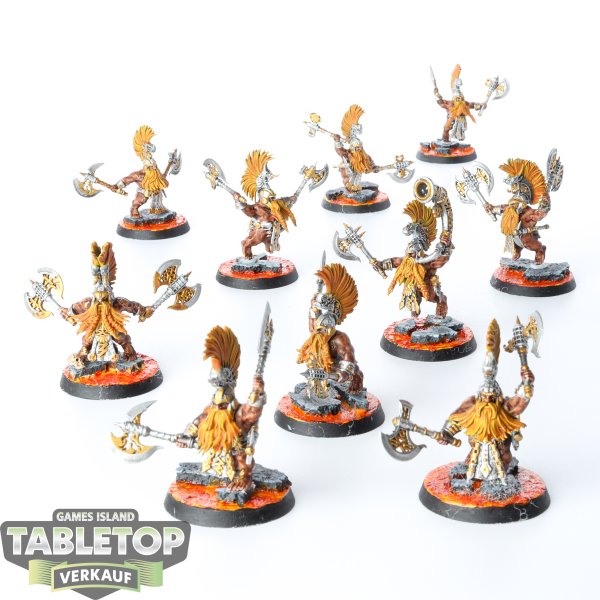 Fyreslayers - 10x Vulkite Berzerkers - bemalt