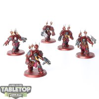 Chaos Space Marines - 5x Chaos Terminator Squad - bemalt