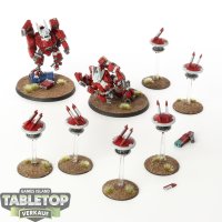 Tau Empire - 2x XV8 Crisis  - bemalt