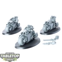 Space Marines - 3 Outriders - teilweise gebaut