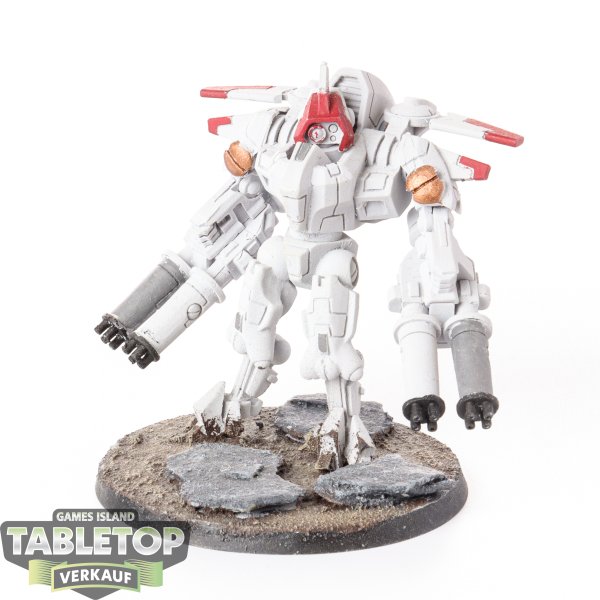 Tau Empire - XV9 with Twin-linked Burst Cannon - teilweise bemalt