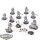 Tau Empire - 10 x Fire Warriors Strike Team - teilweise bemalt