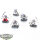 Genestealer Cults - 5 x Acolyte Hybrids - teilweise bemalt