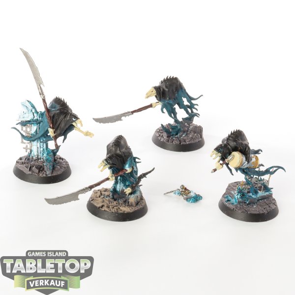 Nighthaunt - 4 Glaivewraith Stalkers - teilweise bemalt