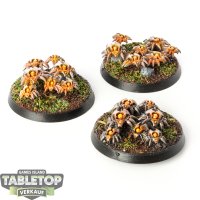 Necrons - 3 Canoptek Scarabs - bemalt