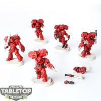 Space Marines - 5 Vanguard Veterans - teilweise bemalt