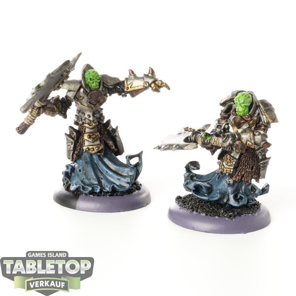 Cryx - 2x Bane Thralls - bemalt